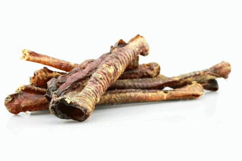 Dried Lamb Trachea natural snack for dogs from Pets Best