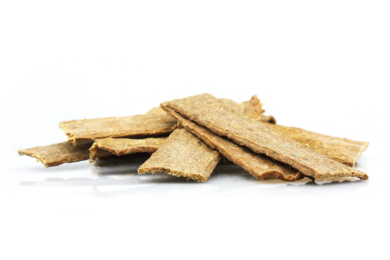 Premium dog treat dried Deer Meat Strips for dogs from Pets Best