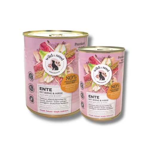 Wild&Seed Hundefutter Ente mit Birne