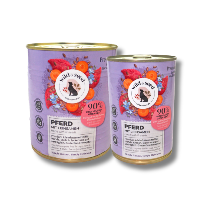 Allergiker Hundefutter aus Pferdefleisch von Wild&Seed